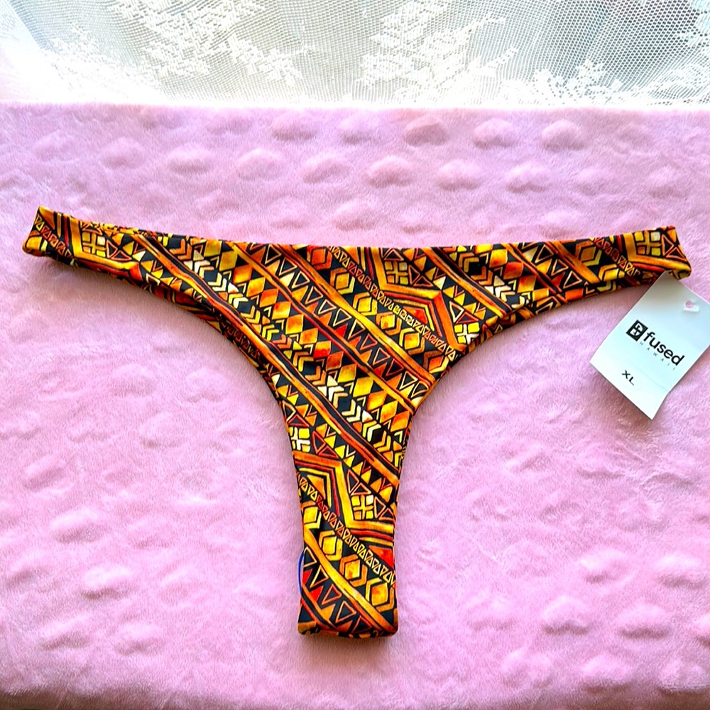 Fused Hawaii bikini bottom.